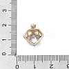 Brass with K9 Glass Pendants X-KK-Z031-10KCG-3