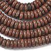 Natural Red Sesame Jasper Beads Strands G-G329-A04-3x8mm-5