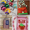 800Pcs Opaque Plastic Beads KY-SP0001-47C-5