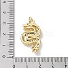 Rack Plating Brass Micro Pave Cubic Zirconia Pendants KK-Q797-10G-3