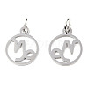 Non-Tarnish 304 Stainless Steel Charms STAS-T036-T513-A10-1