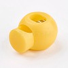 Plastic Iron Spring Cord Locks LS-X-FIND-WH0017-10-2