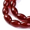 Dyed & Heated Natural Carnelian Beads Strands G-G177-J01-01-4