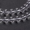 Synthetic Quartz Crystal Beads Strands X-GSR14mmA039-1-3