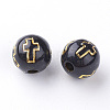 Plating Acrylic Beads PACR-Q113-13-2