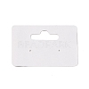 Rectangle Paper One Pair Earring Display Cards with Hanging Hole CDIS-C004-04D-2