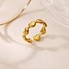 304 Stainless Steel Cuff Open Rings for Women LS-RJEW-P182-05G-1