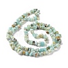 Natural Flower Amazonite Chips Beads Strands G-M205-12B-2