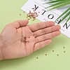 Brass Tiny Bead Cones X-KK-O043-04RG-5