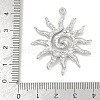 304 Stainless Steel Pendants STAS-D366-01C-P-3