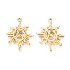 304 Stainless Steel Pendants STAS-T065-07G-1