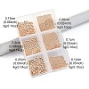 20G Stainless Steel Micro Beads MRMJ-YW0001-065B-RG-1