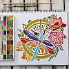 Large Plastic Reusable Drawing Painting Stencils Templates DIY-WH0172-835-7