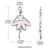 10Pcs 5 Colors Alloy Enamel Pendants ENAM-YW0002-90-3
