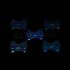 UV Plating Luminous Transparent Acrylic Beads OACR-P010-08D-4