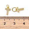 Brass Micro Pave Cubic Zirconia Pendants KK-M273-02G-T-3