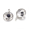 Synthetic Blue Goldstone Pendants G-L512-S08-2
