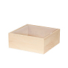 1Pc Wooden Storage Boxes WOCR-DJ0001-02B-1
