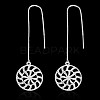 Trendy Brass Threader Earrings EJEW-BB21073-7