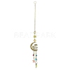 Brass Hanging Suncatchers HJEW-P018-A03-2