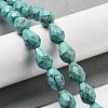 Synthetic Turquoise Beads Strands G-P520-B27-01-2
