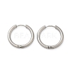 202 Stainless Steel Huggie Hoop Earrings EJEW-F111A-20mm-P01-4