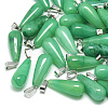 Dyed Natural Malaysia Jade Pendants G-T081-14-1