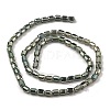 Electroplate Transparent Glass Beads Strands GLAA-C029-02A-04-2