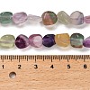 Natural Colorful Fluorite Beads Strands G-P497-01E-10-5