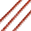 Iron Rhinestone Glass Cup Chain CH-U001-01M-2