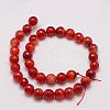 Natural Striped Agate/Banded Agate Bead Strands G-G882-10mm-D03-2