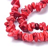 Natural Magnesite Beads Strands TURQ-P001-02A-13-3