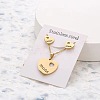 201 Stainless Steel Pendant Necklaces & Stud Earrings Sets FS-WG852B2-07-1