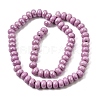 Glazed Porcelain Rondelle Beads PORC-Q001-01D-2