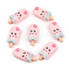 Opaque Resin Cabochons RESI-XCP0002-51-1