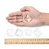 Transparent Glass Square Cabochons GGLA-A001-30mm-6