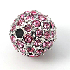 Alloy Rhinestone Beads RB-A034-10mm-A27P-2