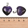 Natural Agate(Dyed & Heated) Pendants GG-K002-03F-3