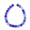 Natural Striped Agate/Banded Agate Beads Strands G-Z060-A01-B26-3