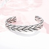 Retro 316 Surgical Stainless Steel Cuff Bangles BJEW-C142-14D-AS-2