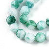 Dyed Natural White Jade Beads Strands G-T139-8mm-45A-4