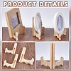 3 Sets 3 Styles Wood Display Stands ODIS-GA0001-63-4