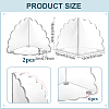 Desktop Acrylic Bookends for Book Lover AJEW-PH0008-87-2