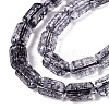 Crackle Transparent Glass Beads Strands GLAA-N068-05A-01-3