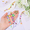Fruit Polymer Clay & Acrylic & Alloy Enamel Locking Stitch Marker HJEW-CA00012-3