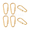 6Pcs Brass Screw Clasps KK-UN0004-76-1