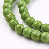 Synthetic Turquoise Beads Strands LS-TURQ-G106-6mm-02B-3