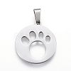 Non-Tarnish 304 Stainless Steel Pendants STAS-I086-04P-01-2