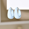 Acrylic C-Shape Stud Earrings FS-WG8BEC0-15-1