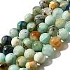 Natural Chrysocolla Beads Strands G-F784-A01-03-1